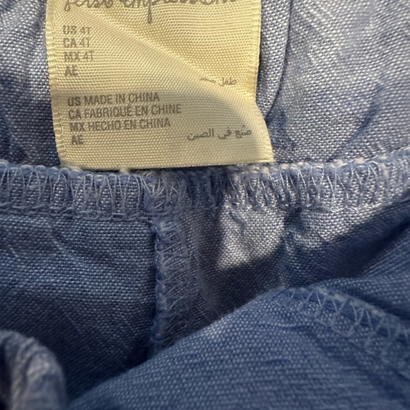 2 Cute 4T Girls Shorts - Chambray & Floral - Picture 3 of 5